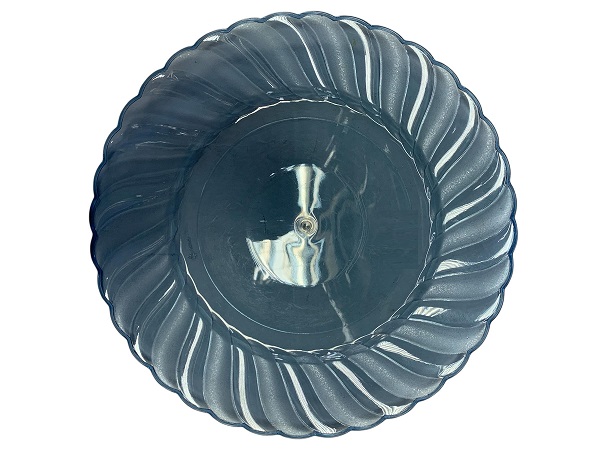 PLATOS ELEGANTES 10 8 PZ AZULES