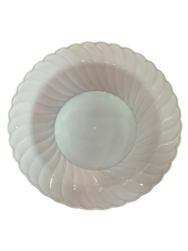 PLATO ACRILICO HONDO BLANCO 8 PZ