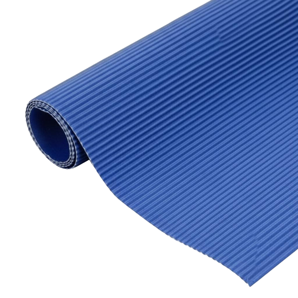 CARTON CORRUG 50X70 161G AZUL BANDERA OK