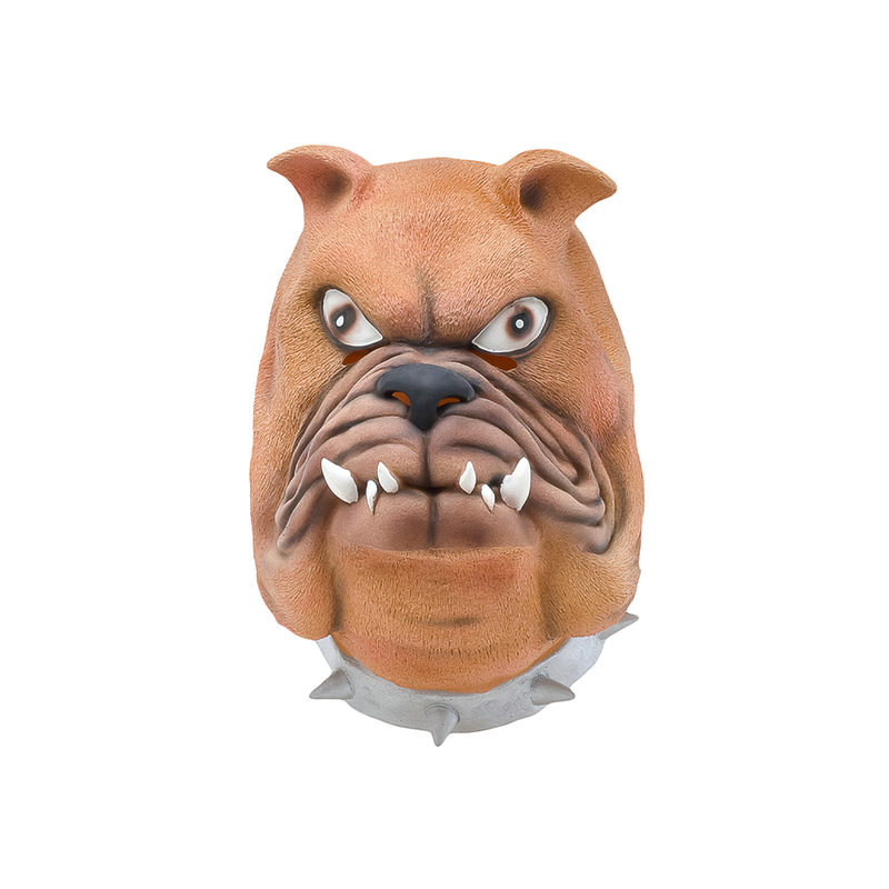 MASCARA LATEX PERRO BULLDOG