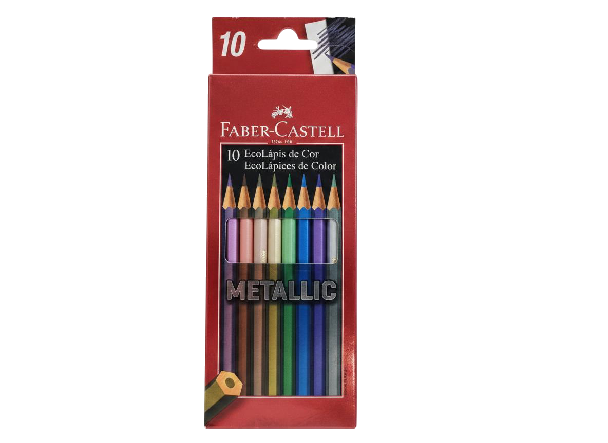 COLORES METALIZADOS X10 FABER CASTELL