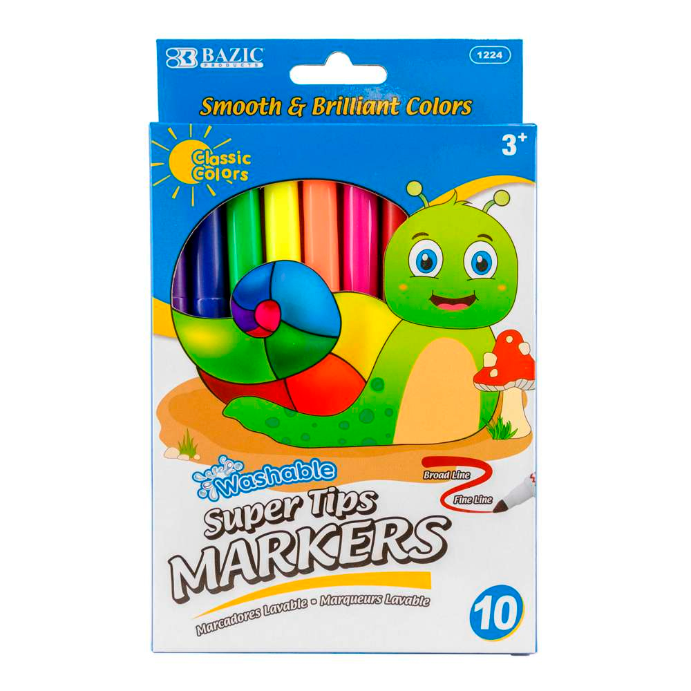 MARCADOR DE AGUA P/FINA 10PZ BAZIC