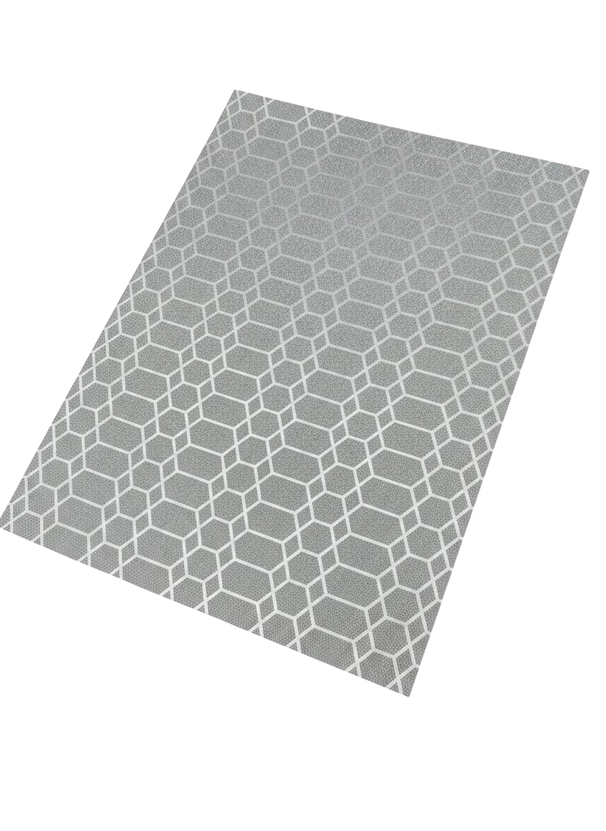 CARTULINA ESC FANT 50X70 PLATA ROMBO OK