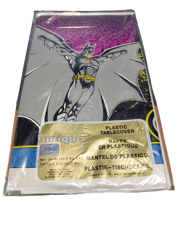 MANTEL DE PLASTICO BATMAN