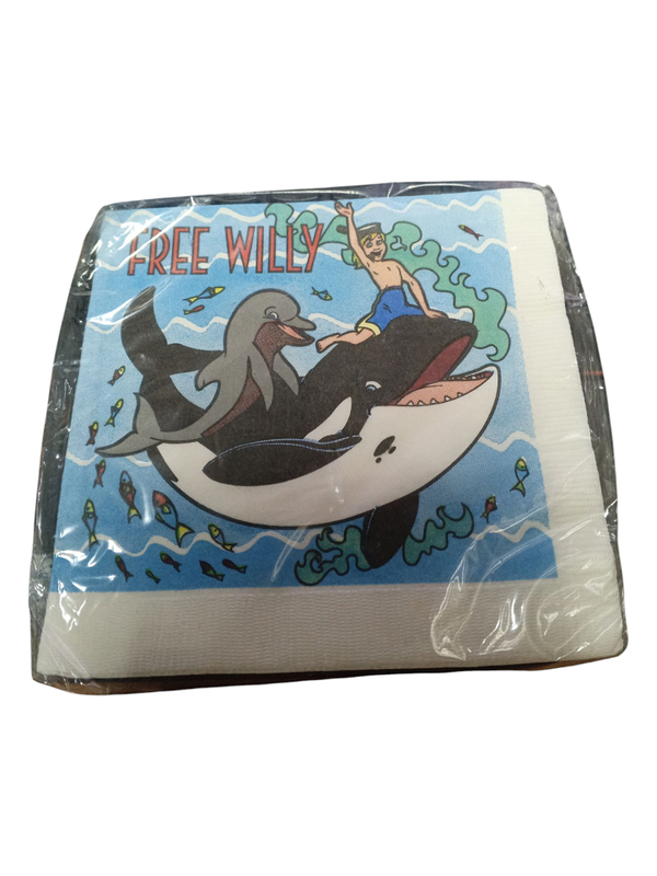 SERVILLETAS FREE WILLY 16 UNID