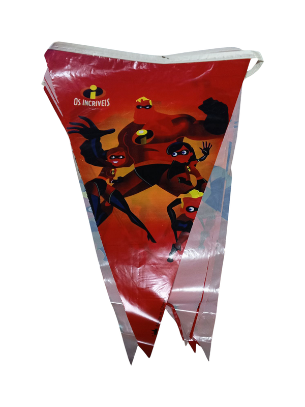 BANDERINES LOS INCREIBLES 3X1