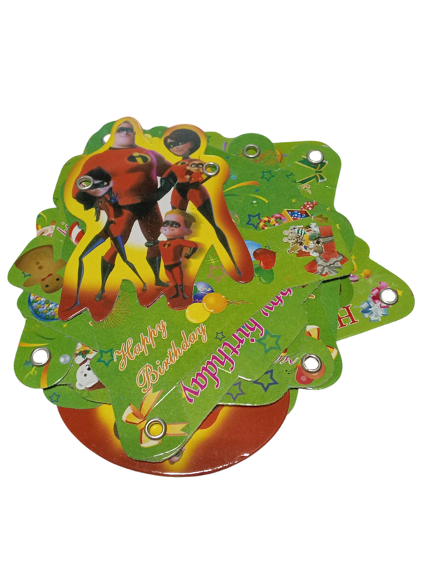 GUIRNALDA DE LOS INCREIBLES