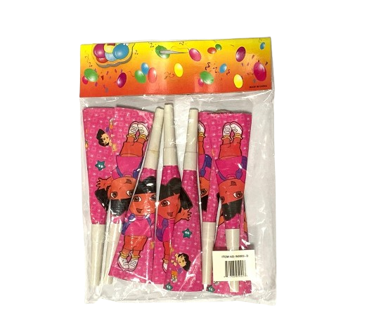 PITO CONO DORA LA EXPLORADORA PAQ 8UNID