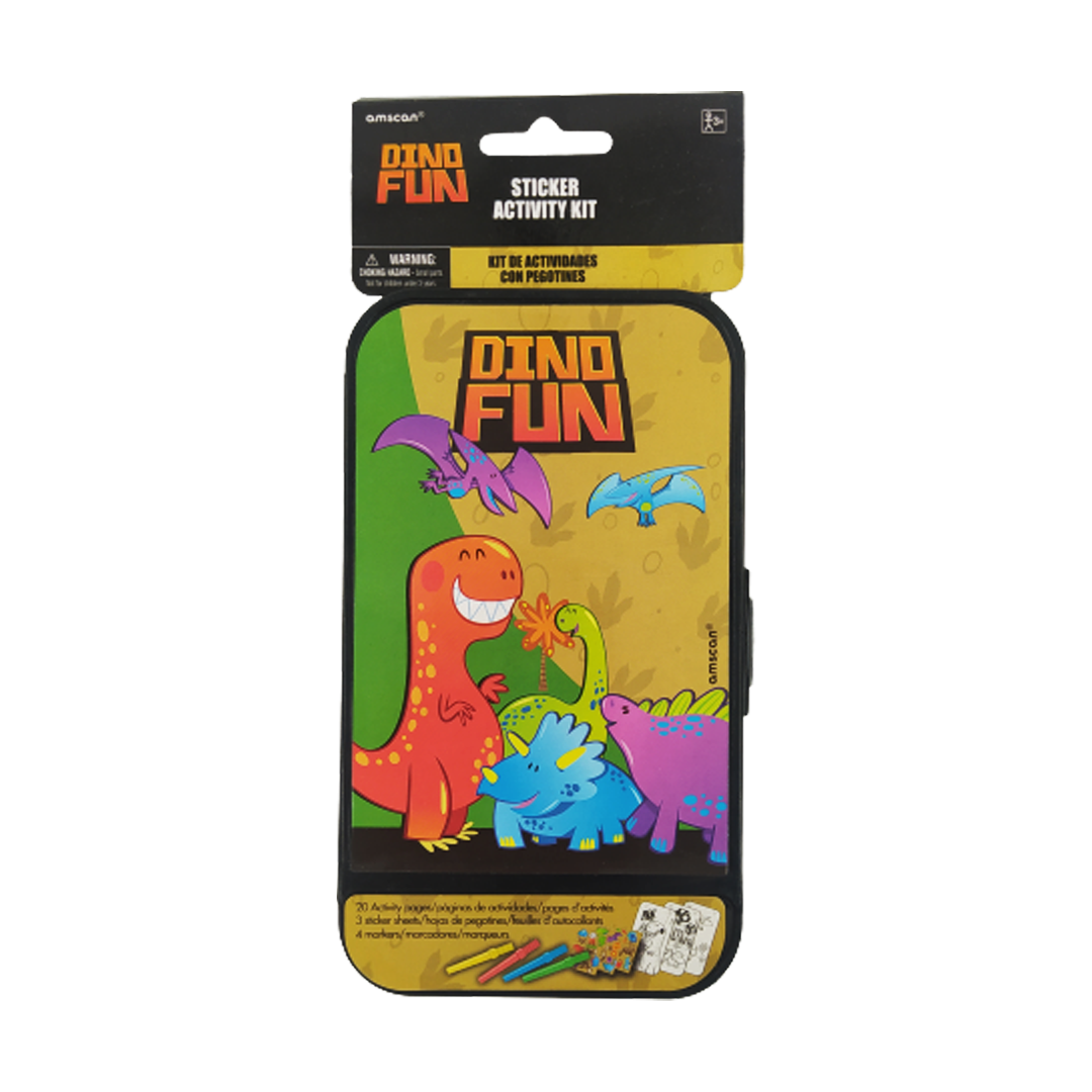 ESTUCHE PARA COLOREAR DINOSAURIO