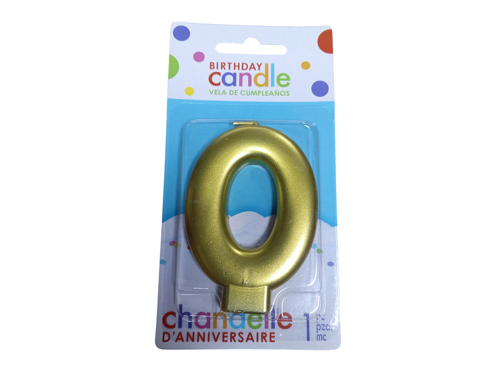 VELA GRANDE NUMERO 0 DORADO