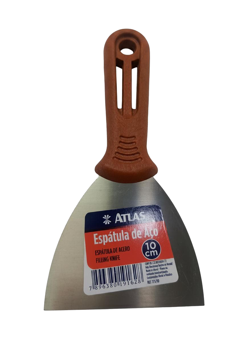 ESPATULA DE ACERO 10CM 4` ATLAS