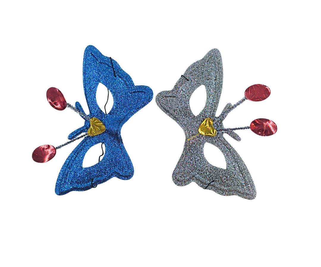 ANTIFAZ MARIPOSA ESCARCHADA MULTICO 6 PZ