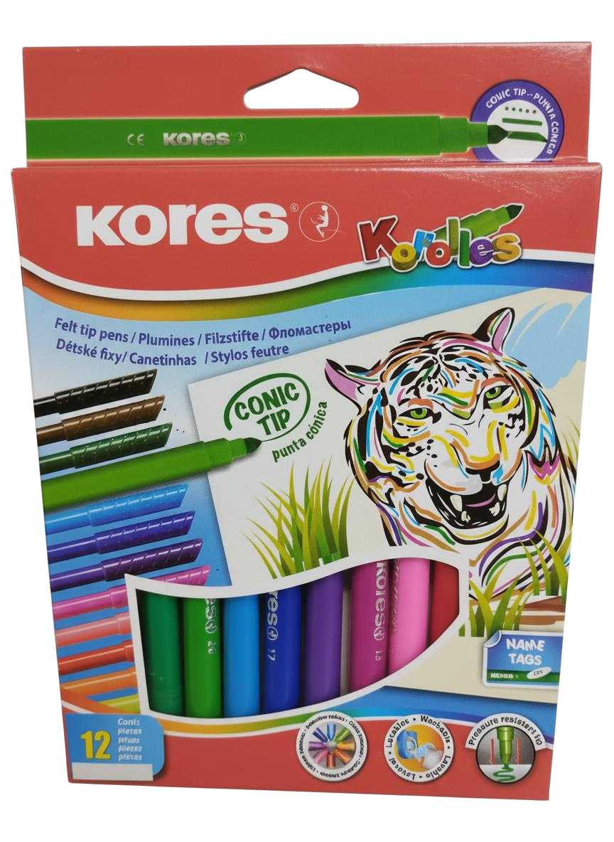 PLUMONES CONICOS KORELLO 12 KORES
