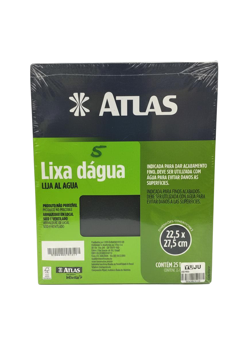 LIJA DE AGUA GRANO 400 ATLAS