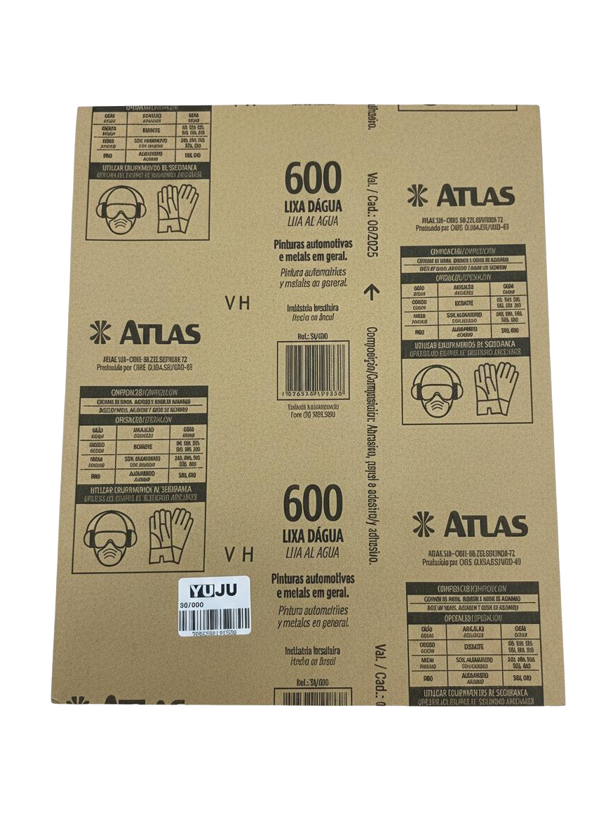 LIJA DE AGUA GRANO 600 ATLAS