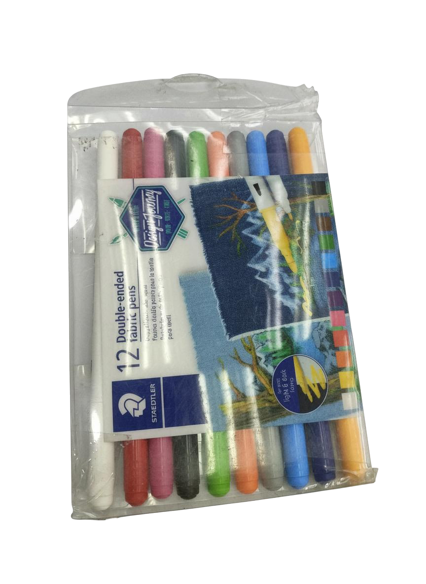 ESTUCHE MARCADORES X12 P/TELA STAEDTLER