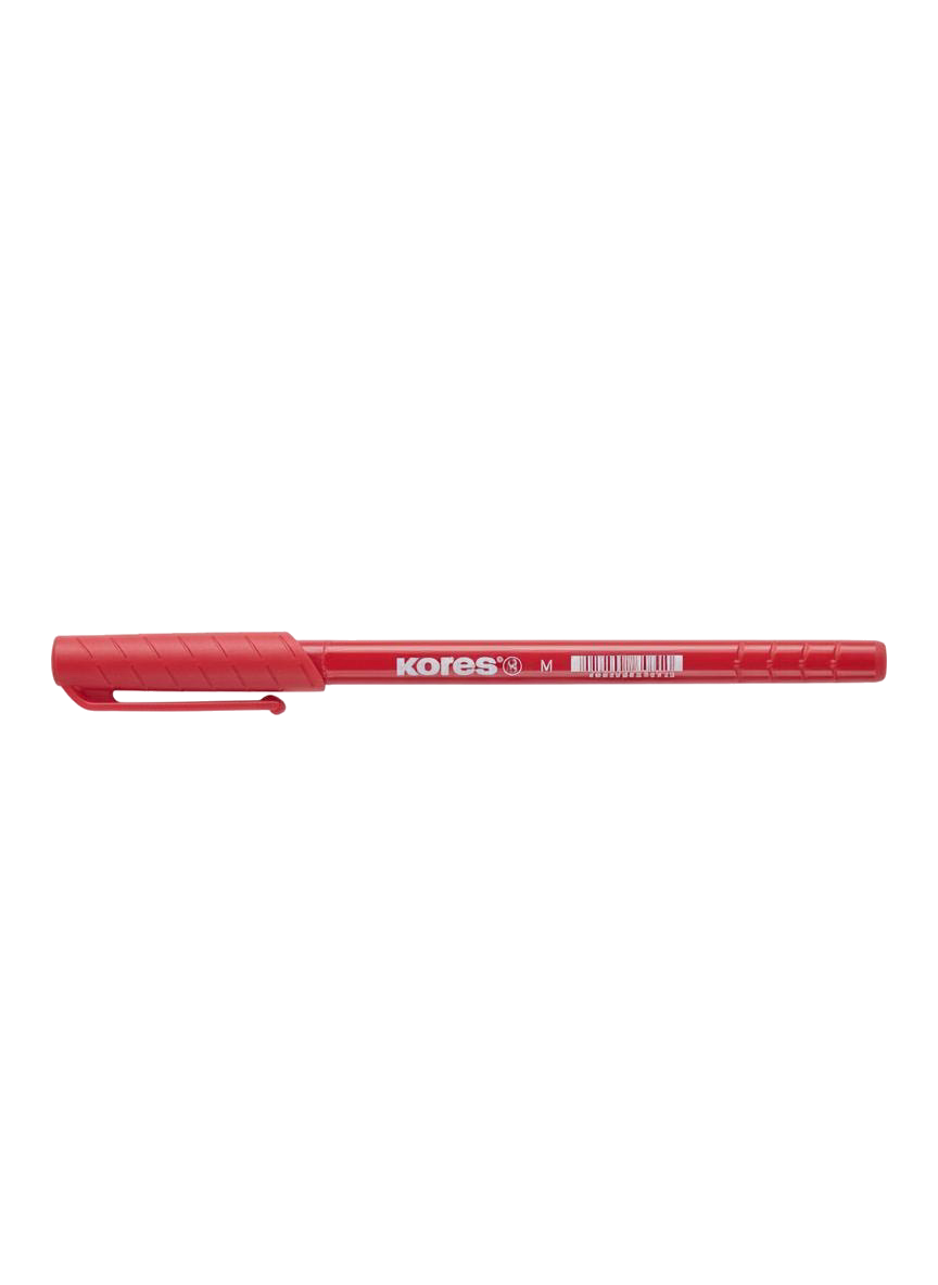 BOLIGRAFO KORES ROJO OPACO K0