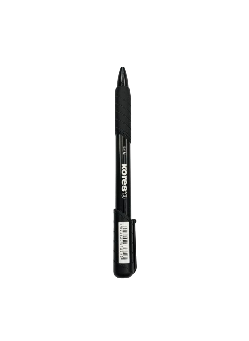 BOLIGRAFO TRANSP K6 NEGRO M KORES