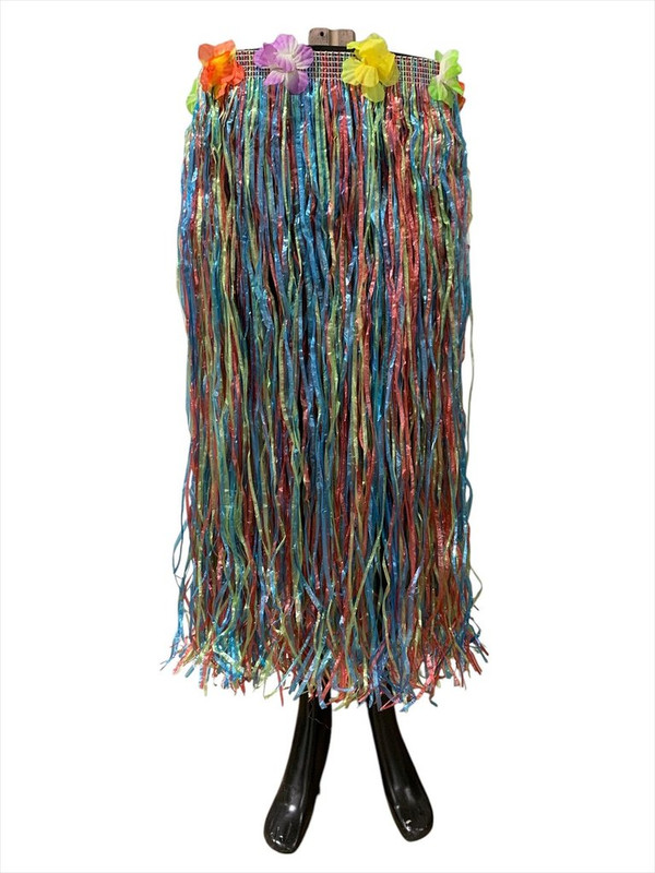 FALDA HAWAIANA LARGA MULTICOLOR