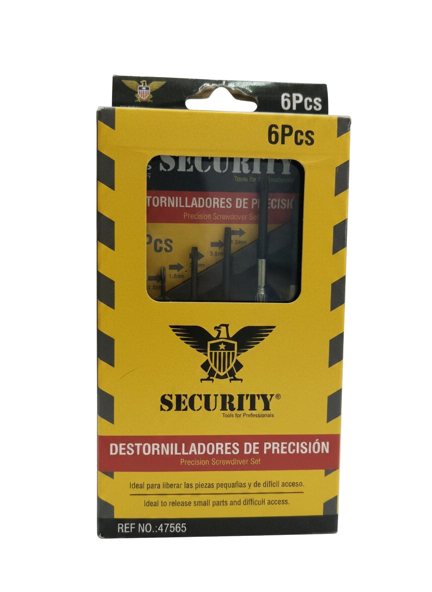 DESTORNILLADOR SET 6 PZ SECURITY