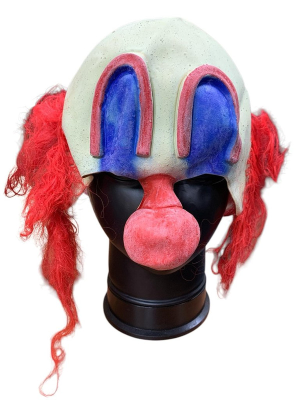 CALVA LATEX DE PAYASO CON NARIZ