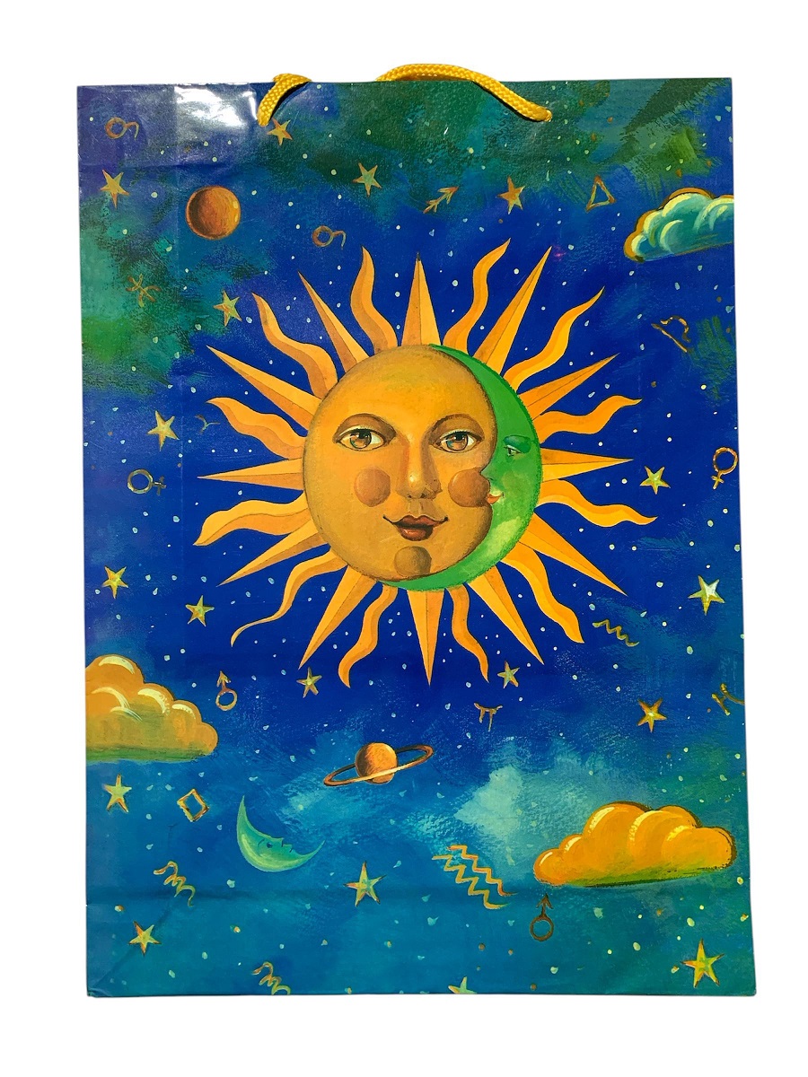 BOLSA GRANDE REGALO SOL AZUL