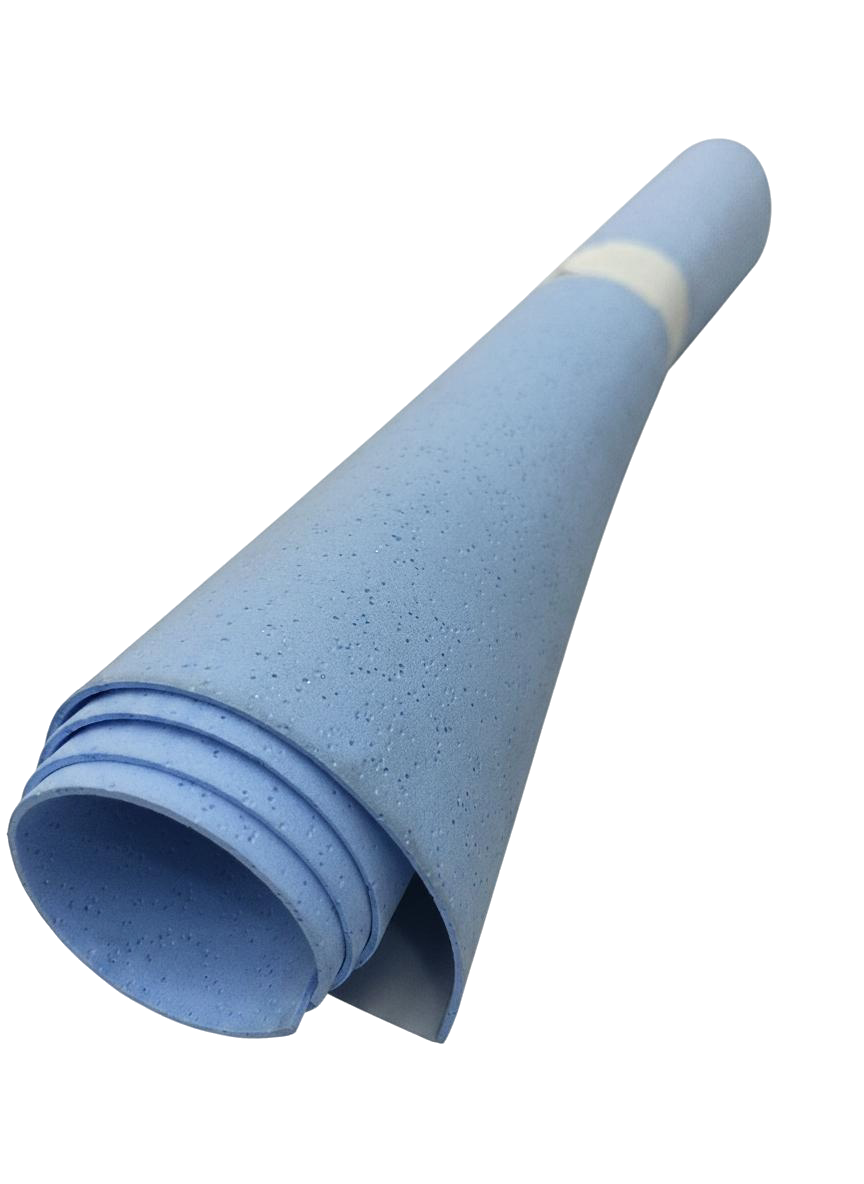 FOAMY ESCARCHADO 40X60 AZUL CIELO OK