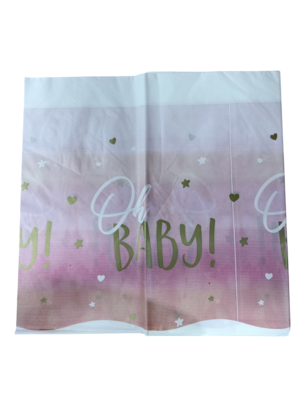 MANTEL PLASTICO OH BABY GIRL 137 X 259