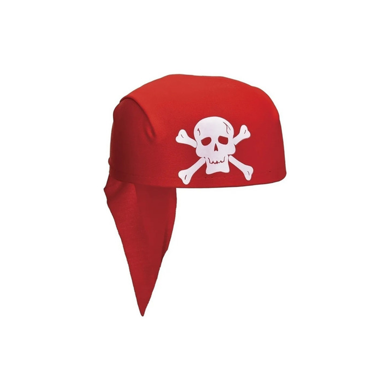 GORRO PIRATA ROJO