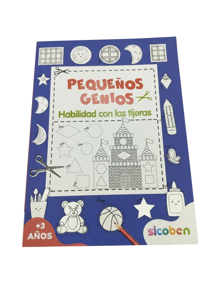 LIBRO SICOBEN PEQUEÑOS GENIOS HAB C/TIJERAS (E)