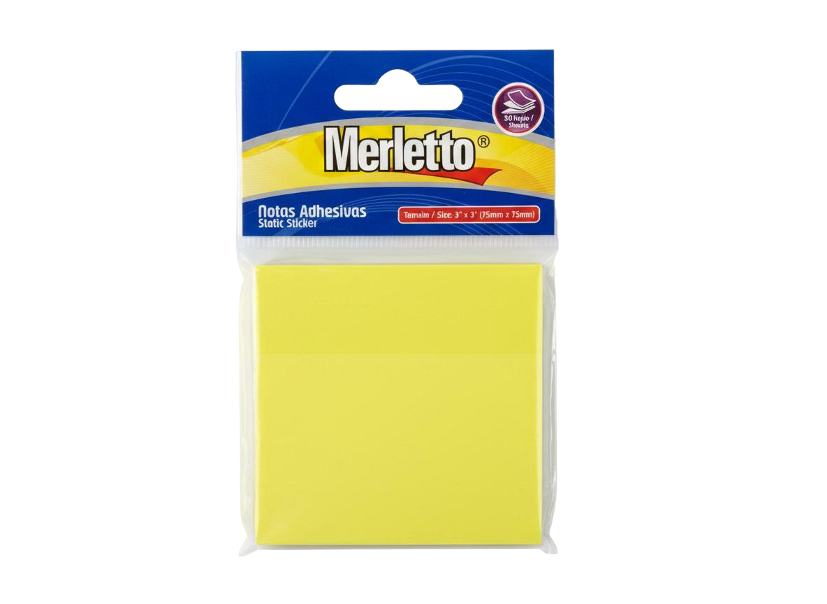 NOTAS ADH ESTAT AMARILLO 3X3 MERLETTO