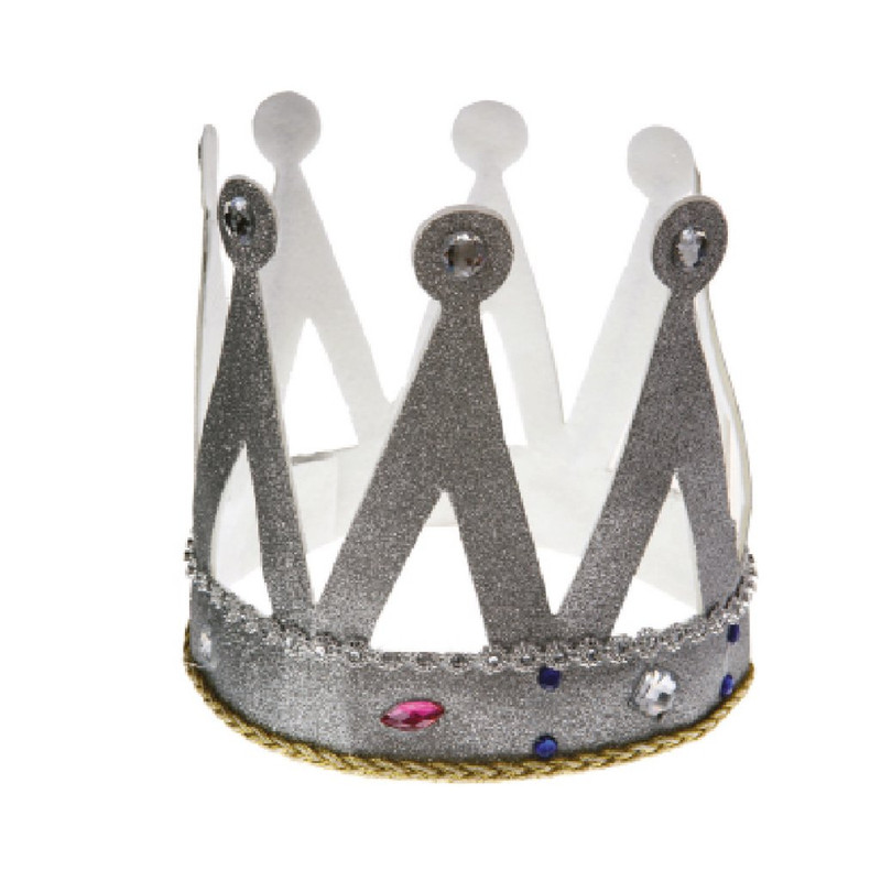 CORONA ARMABLE DECORADA REY ROSADO