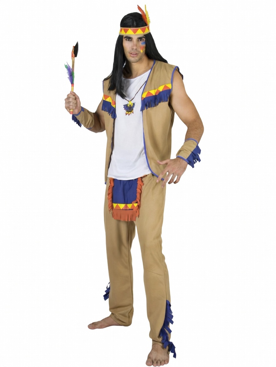 DISFRAZ JEFE INDIO ADULTO SM