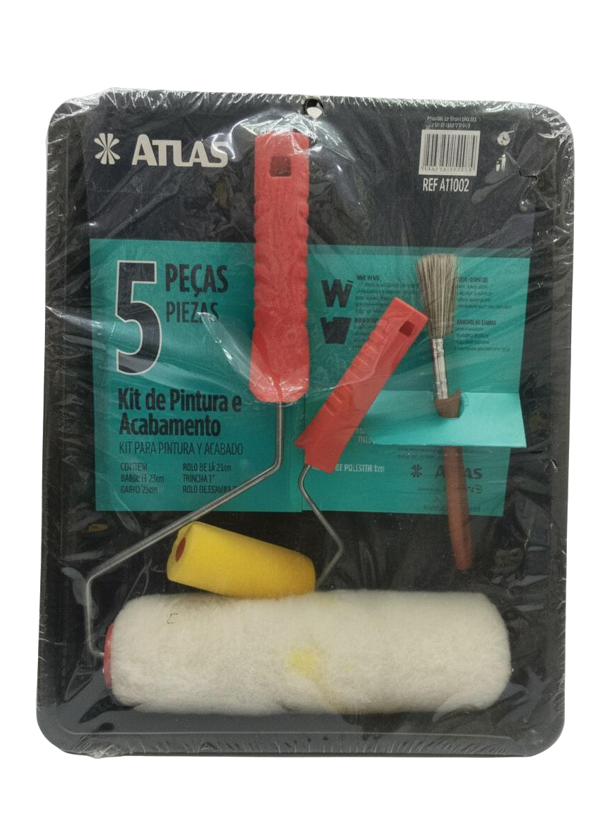 KIT PINTURA Y ACABADO 5 PZ ATLAS