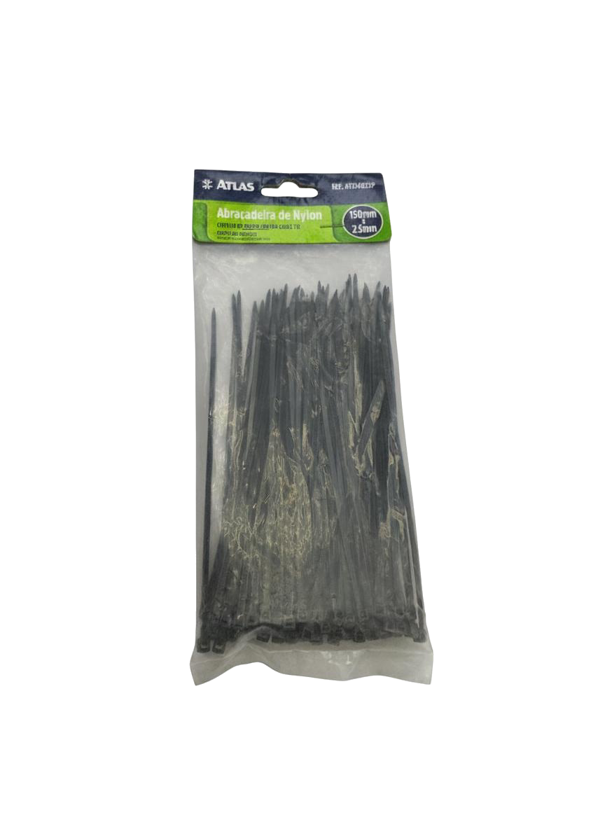 ABRAZADERA PLAST NG 150X2,5MM ATLAS