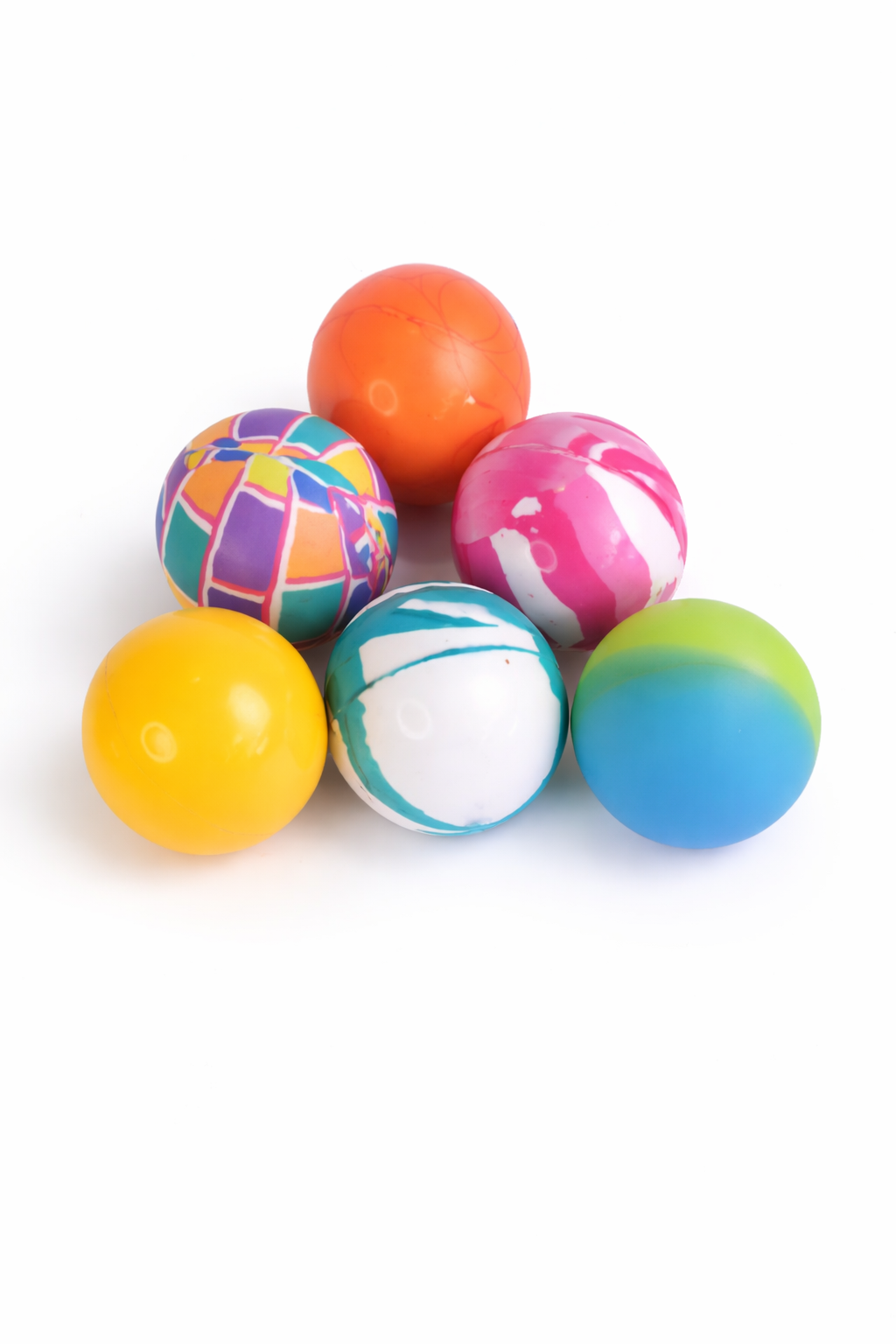 PELOTA DE GOMA MULTICOLOR