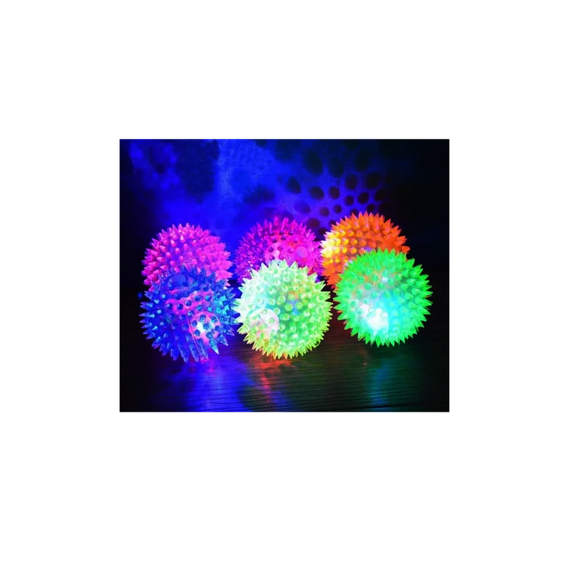 PELOTA ERIZO CON LUZ 