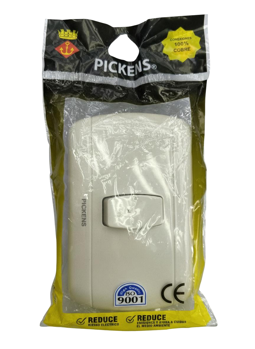 INTERRUPTOR 1 MOD BEIGE PICKENS