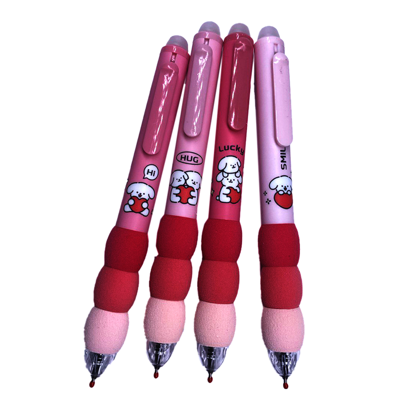 BOLIGRAFO BORRABLE CON GRIP ROSADO