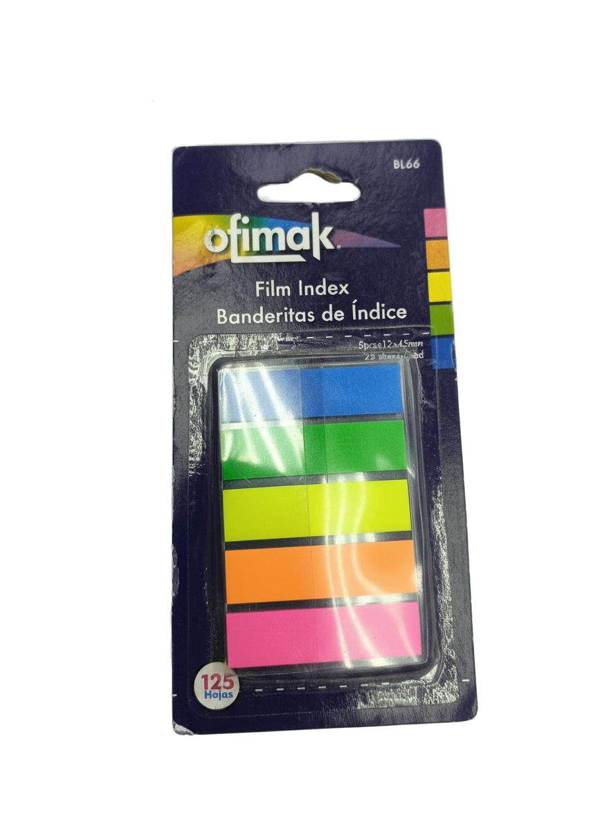 BANDERITAS AUTOADHESIVAS DE COL OFIMAK