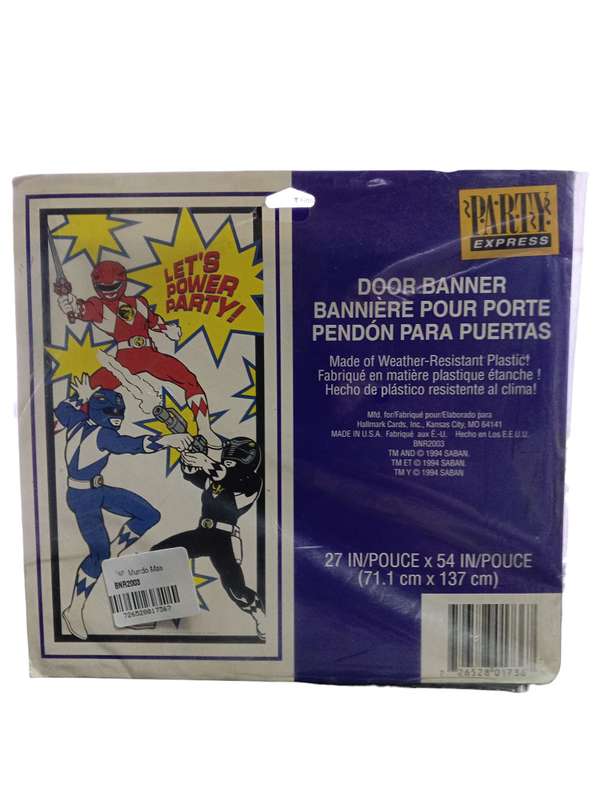 PENDON PARA PUERTAS POWER RANGERS