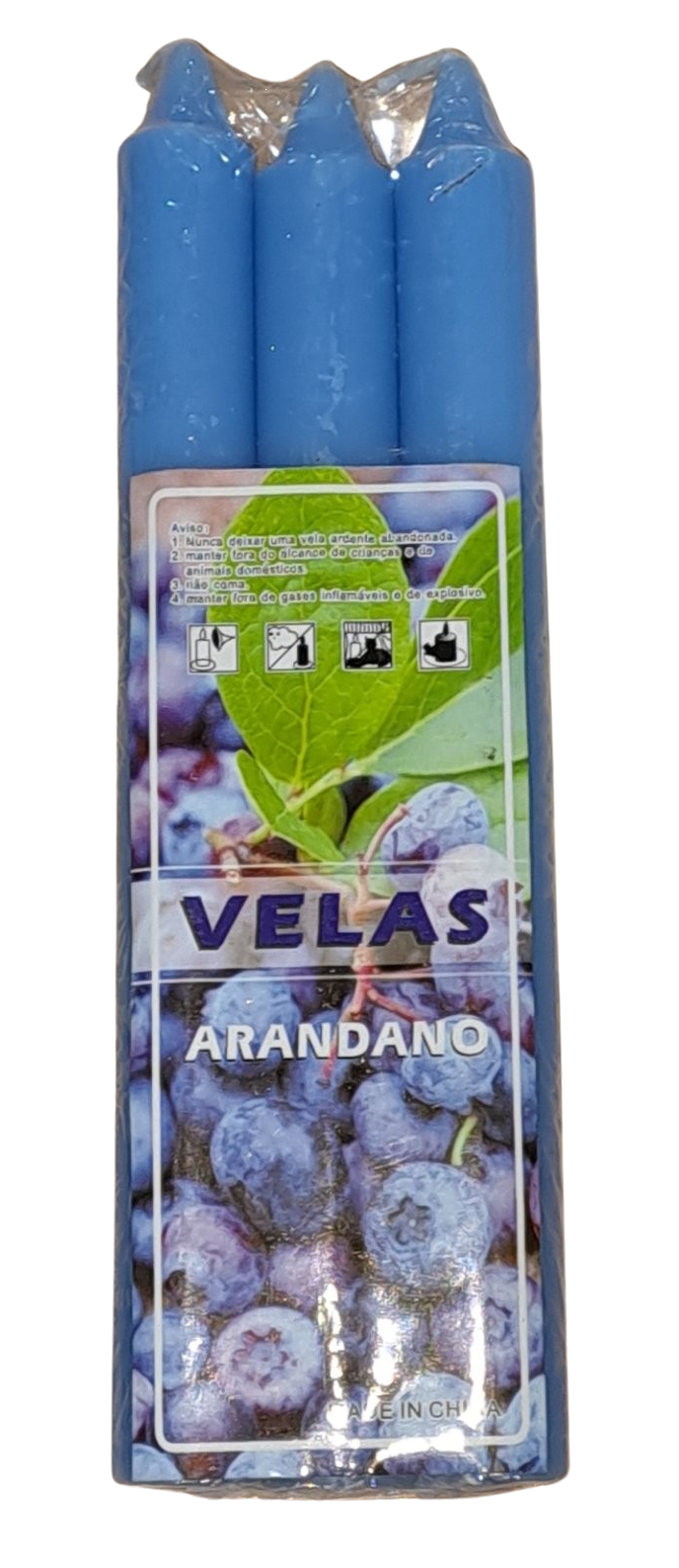 VELAS AROMATICA ARANDANO MUNDOMAX