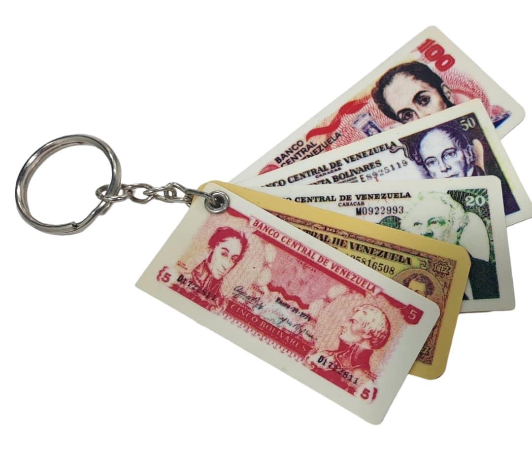 LLAVERO BILLETES DE VZLA