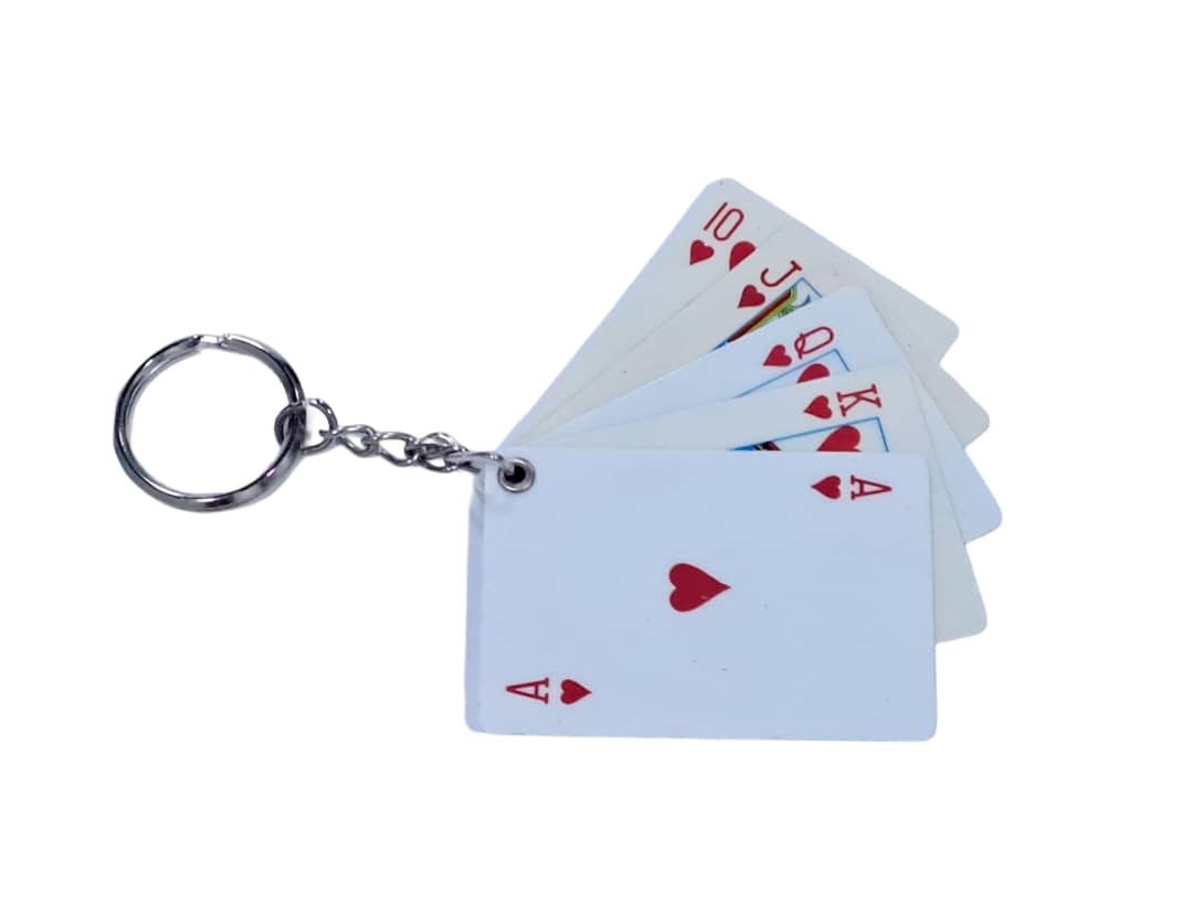 LLAVERO CARTAS POKER