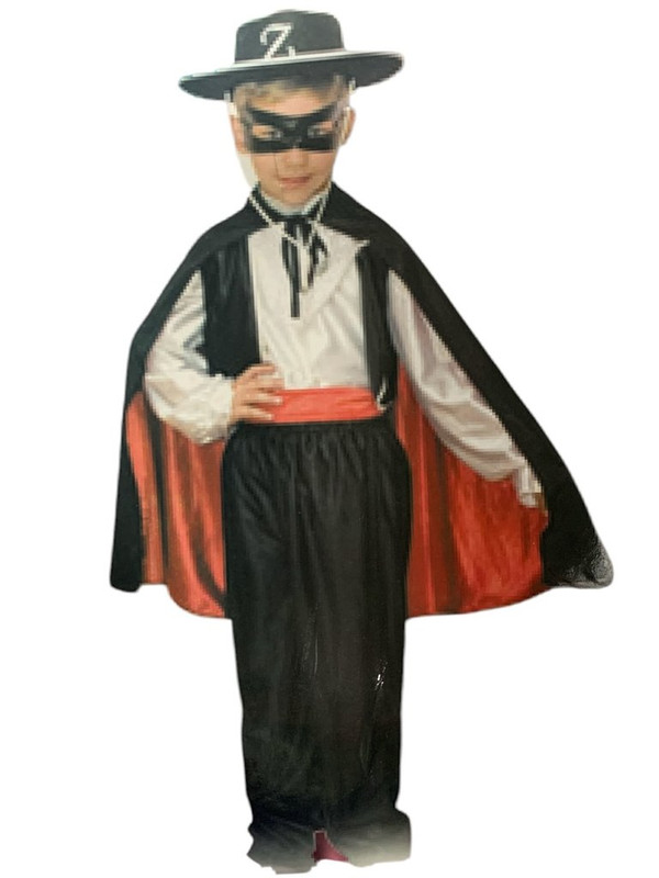 DISFRAZ ZORRO NINO TALLA 11
