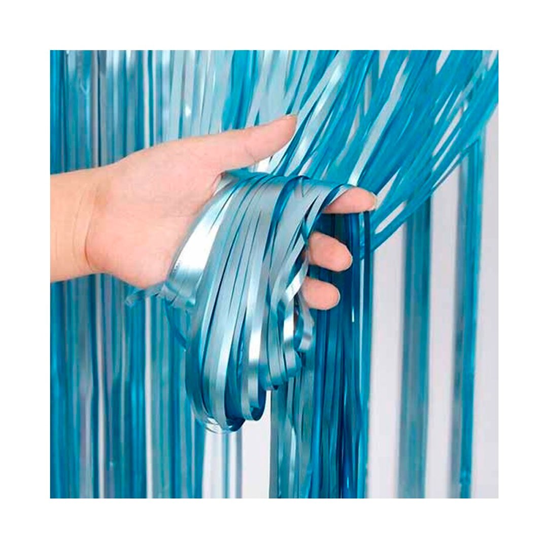 CORTINAS METALIZADA COLORES VARIOS