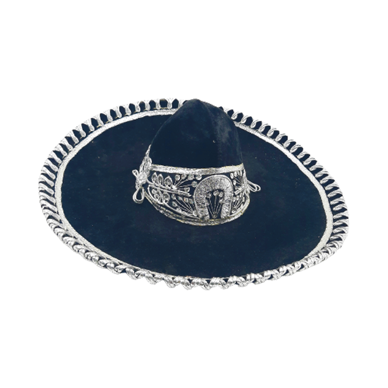SOMBRERO MEXICANO 15 PLATA CMXFP15