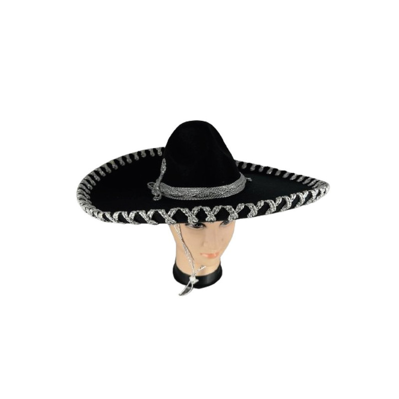 SOMBRERO MEXICANO 15 PLATA CMXTJP15