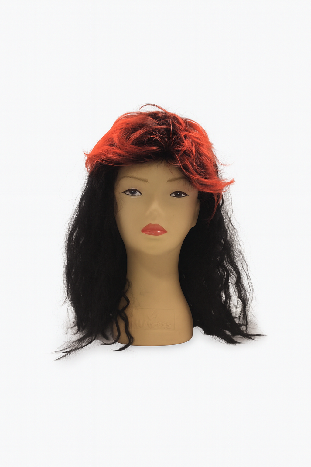 PELUCA LARGA RIZADA DOS TONOS