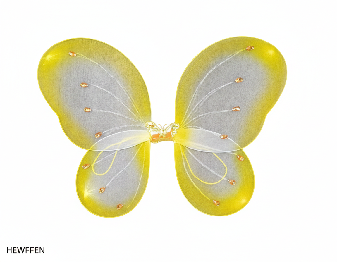 ALAS MARIPOSA CON MARIPOSA Y DIAMANTES